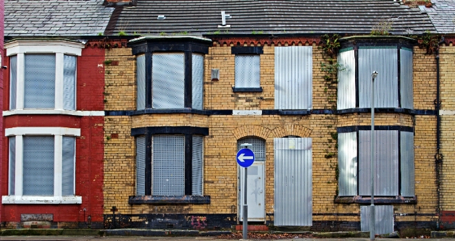 UK rental stock deteriorating under a mountain of regulatory pressures and tax burdens abandoned house