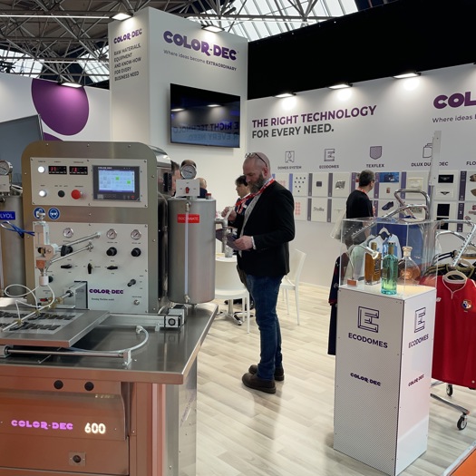 Color-Dec is showing a variety of kit on its stand