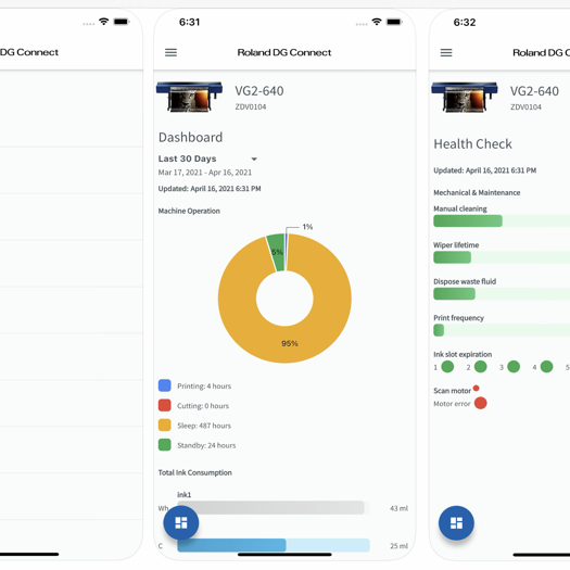 The updated free app features new dashboards