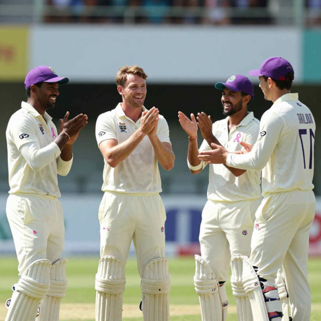 হার্ভে-ম্যাকসুইনির অপরাজিত জুটি: ৪২২ রানের পাহাড় ডিঙানোর পথে দক্ষিণ অস্ট্রেলিয়া